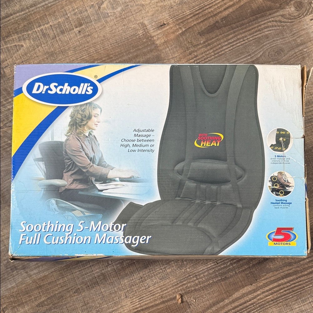 Dr. Scholl's Black Full Cushion Massager